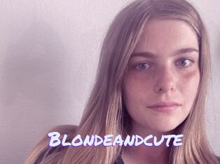 Blondeandcute
